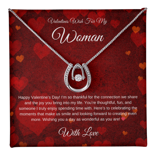 Valentines Wish for Your Woman Necklace